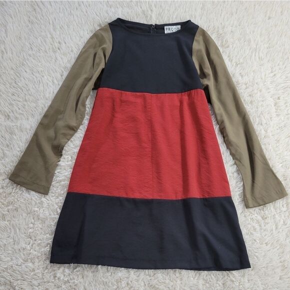 Vintage Parachute A-line Mini Dress - Picture 1 of 4